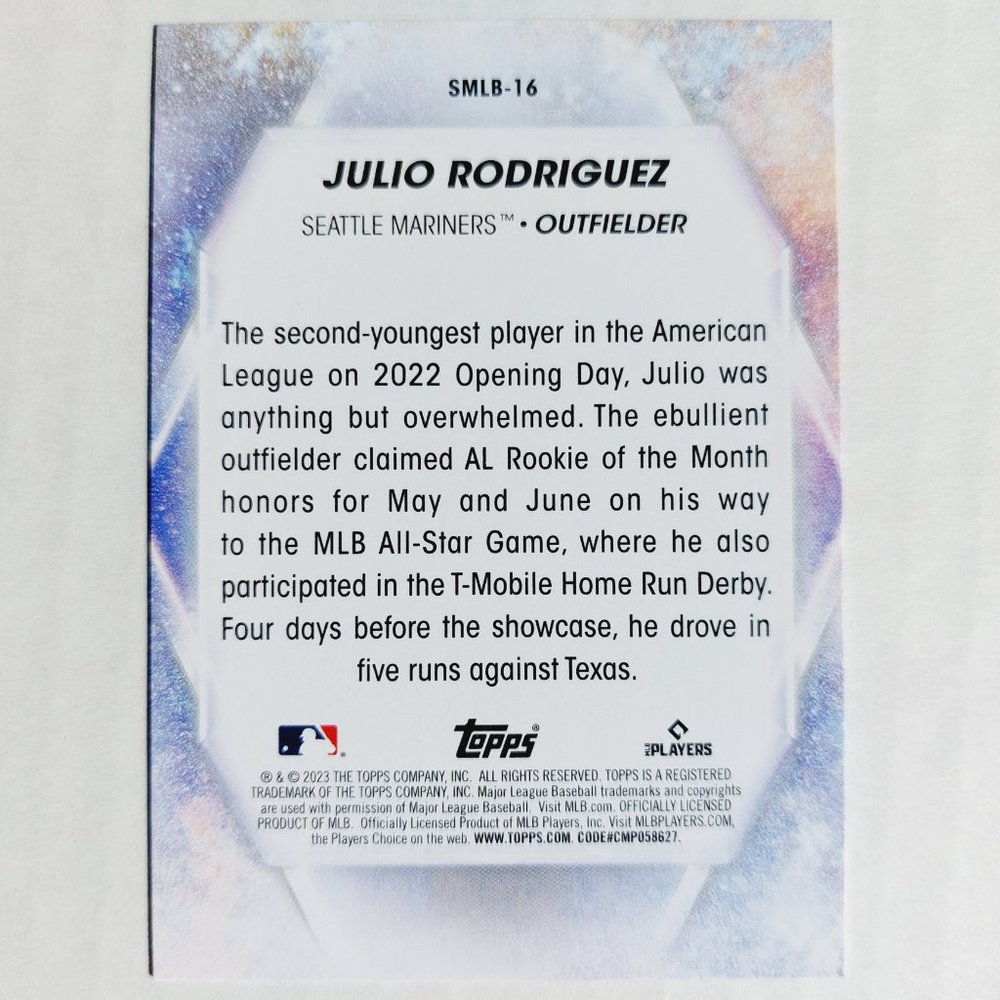 Seattle Mariners (Julio Rodriguez) - BSBL [25_JR2] - Picture 3 of 3